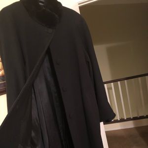 ✨❄️Black Full Length Dress Coat